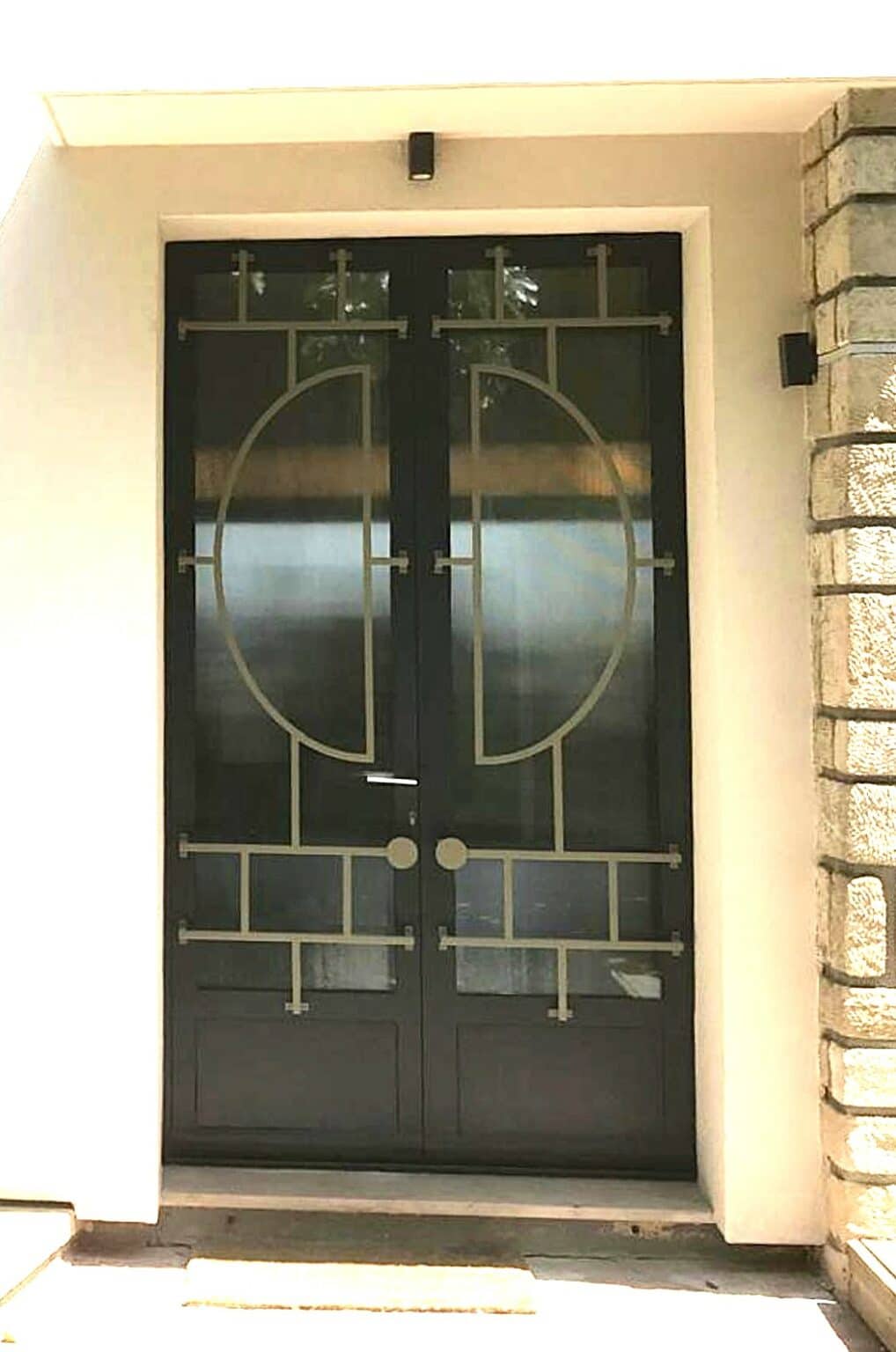 Portes d'entrée verre isolant